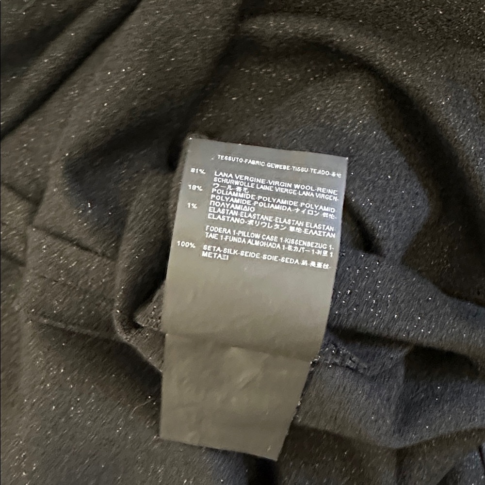 New Saint Laurent wool silk cap sleeve shift sheath boxy knee length mini dress - Picture 14 of 16